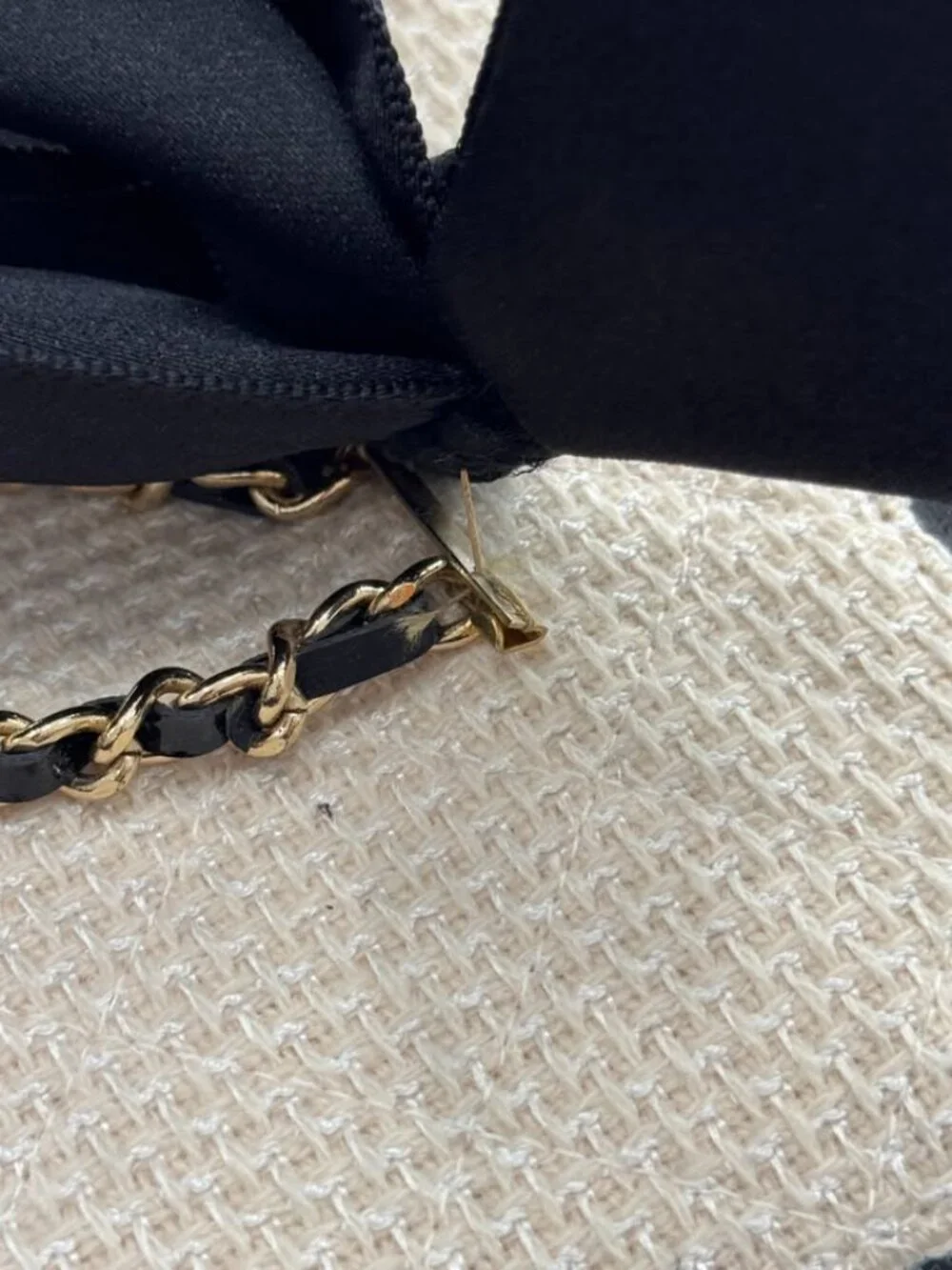 Chanel Pearl Leather Floral Ladies Bag